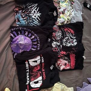 AEW wrestling Shirt lot of 6
